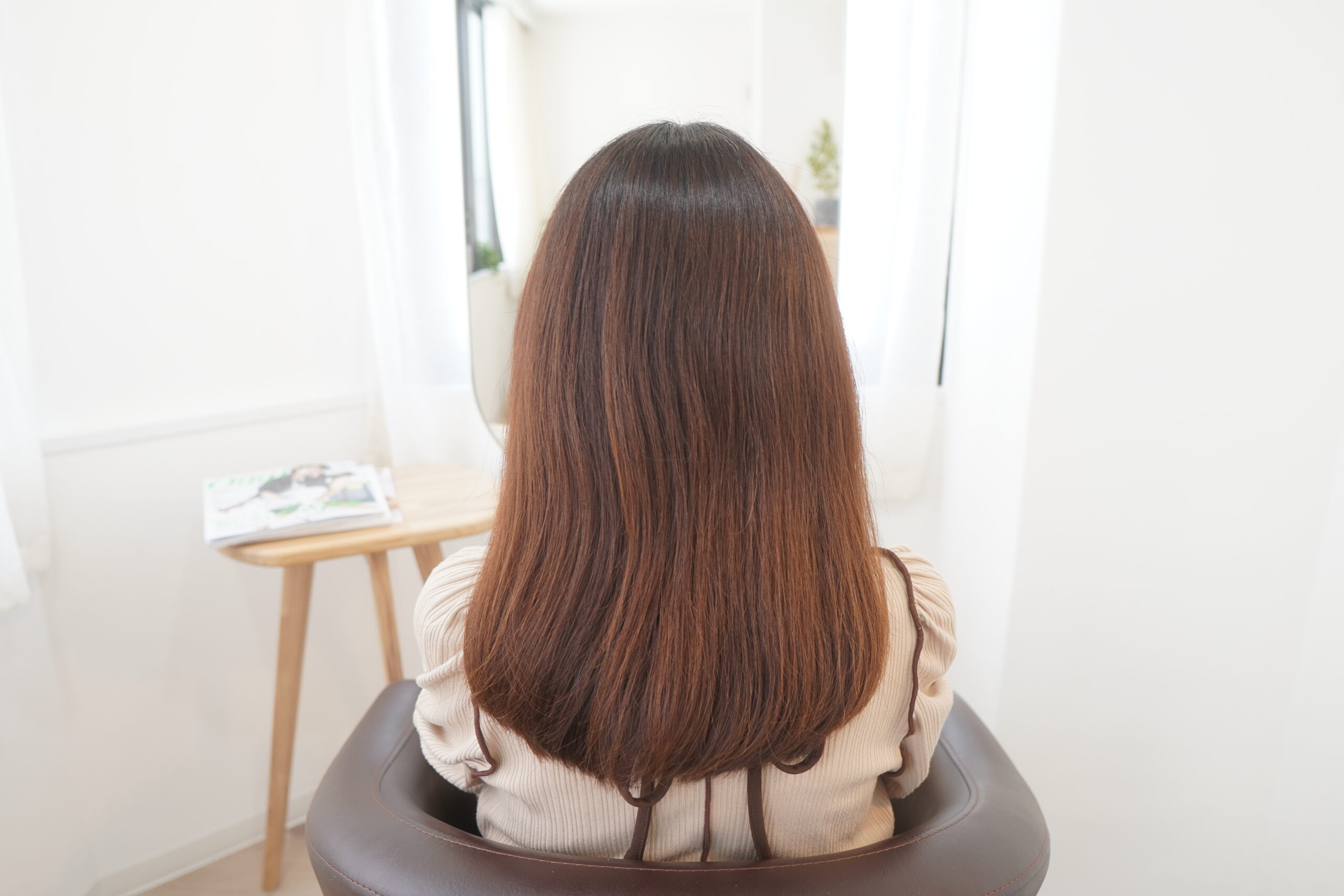 神戸　三宮　イノアカラー　イノアオイルカラー　白髪も染まるイノアカラー　頭皮に優しいカラー　お肌に優しい美容室　